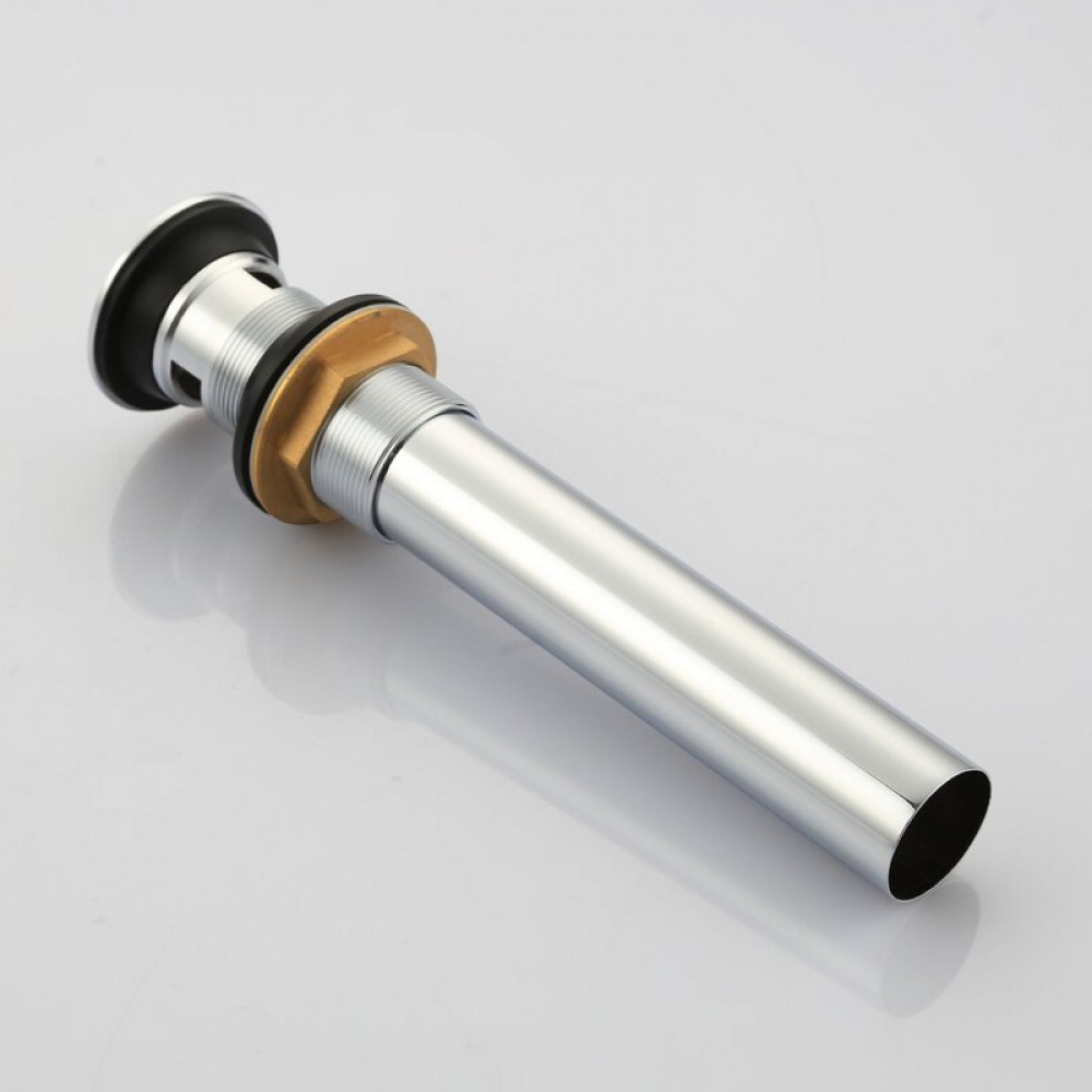 2.60 in. x 2.60 in. Yes Overflow Bathroom Sink Drain Chrome Stainless Steel