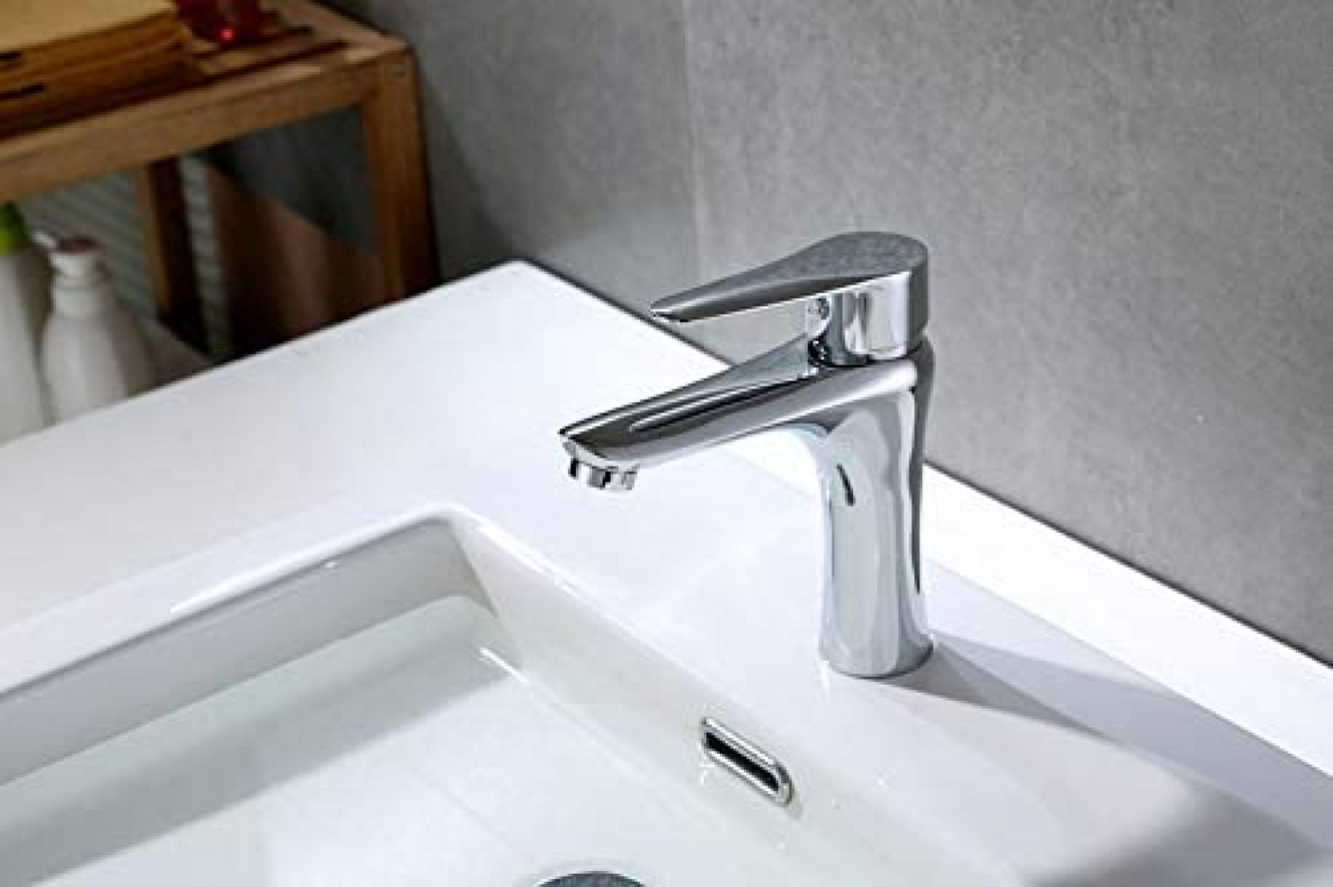 1 Hole CUPC Brass Bathroom Sink Faucet Chrome Lead Free Brass