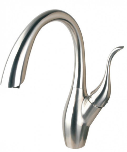 1 Hole  Stainless Steel Kitchen Sink Faucet Stainless Steel Stainless Steel