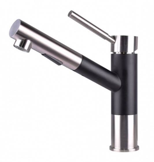 1 Hole  Stainless Steel Kitchen Sink Faucet Stainless Steel Stainless Steel