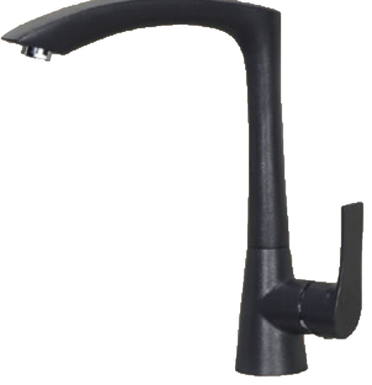 1 Hole  Stainless Steel Kitchen Sink Faucet Grey Stainless Steel