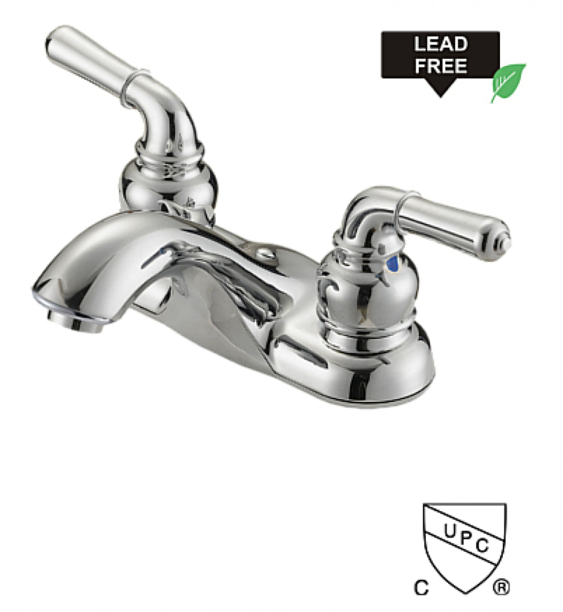 3H4-in. CUPC Chrome Bathroom Sink Faucet Chrome Lead Free Brass