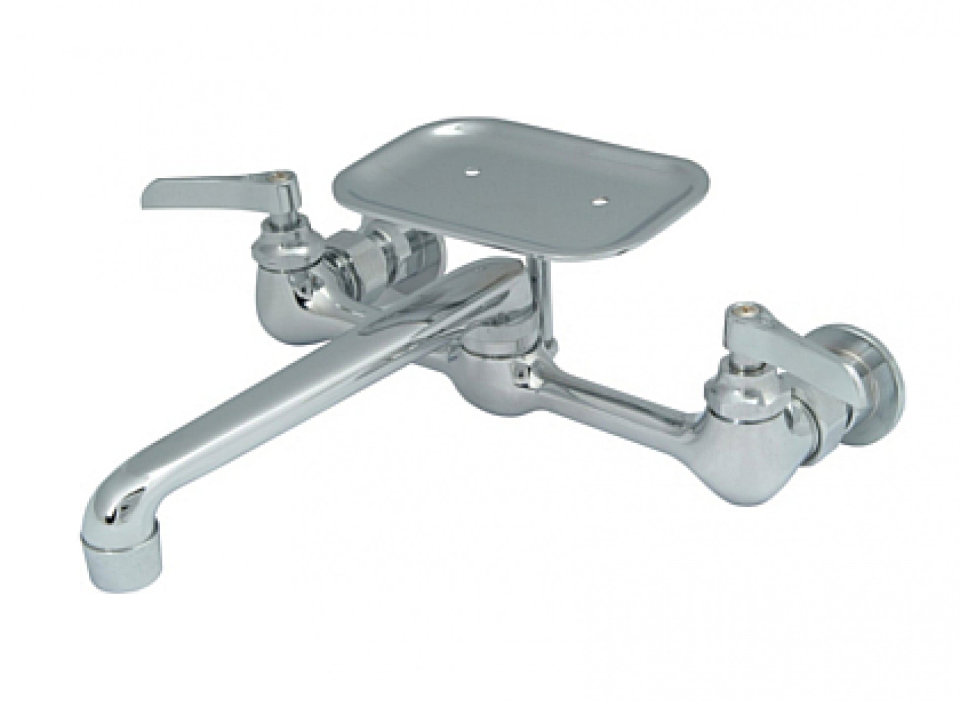 3H8-in. CUPC Chrome Kitchen Sink Faucet Chrome Lead Free Brass