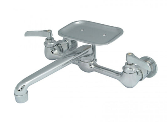 3H8-in. CUPC Chrome Kitchen Sink Faucet Chrome Lead Free Brass