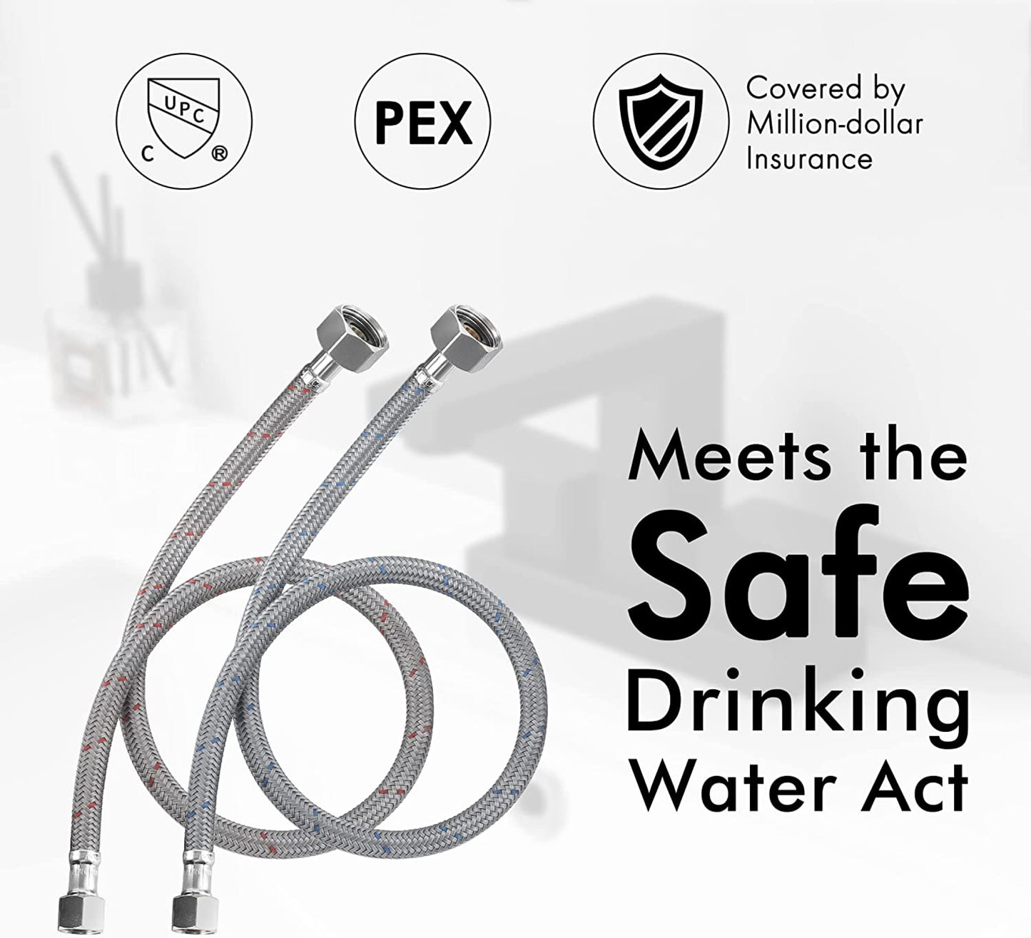 3H4-in.  Matte Bathroom Sink Faucet Black Stainless Steel