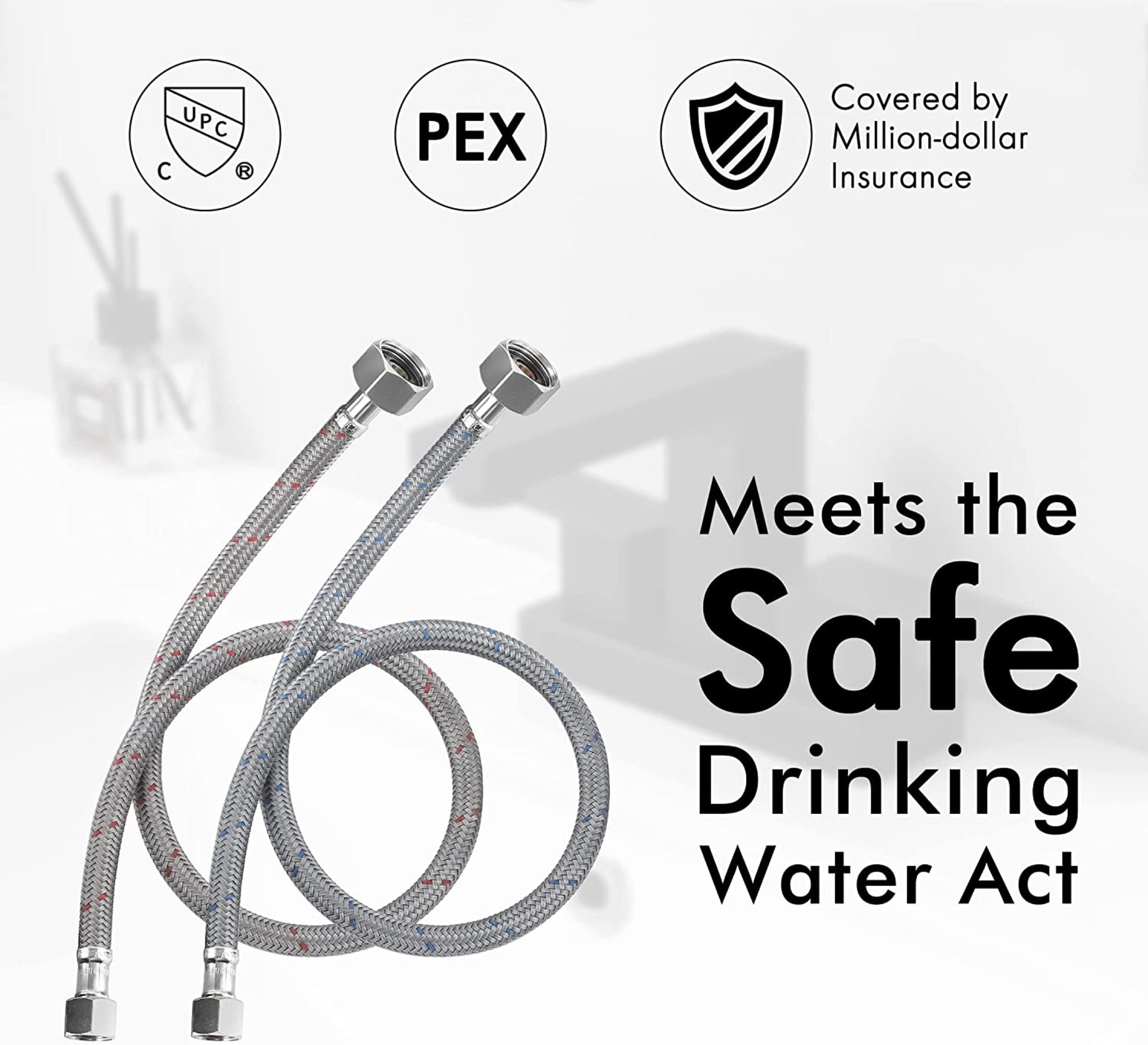 3H4-in.  Matte Bathroom Sink Faucet Black Stainless Steel