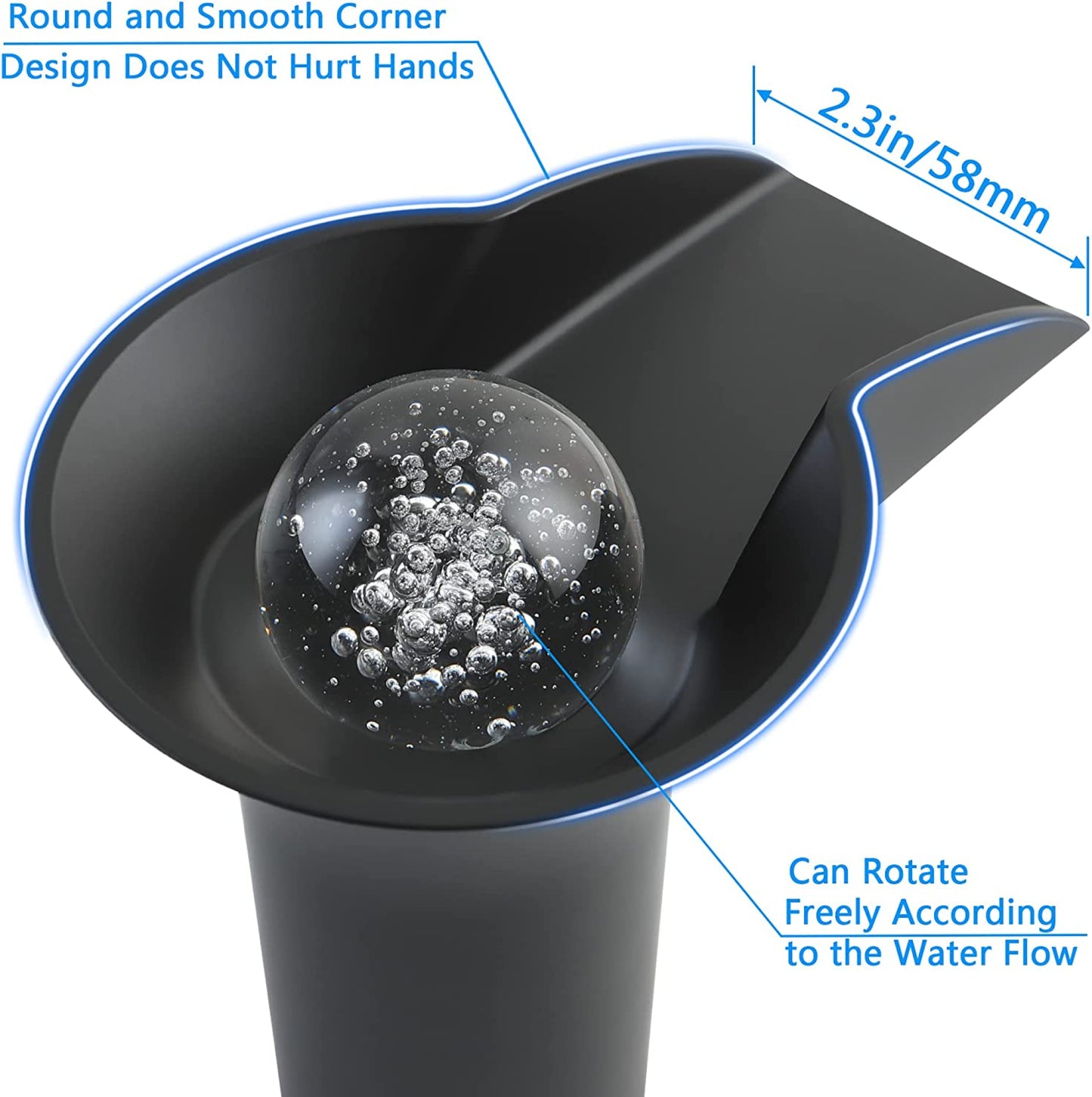 3H8-in.  Black Bathroom Sink Faucet Black Brass