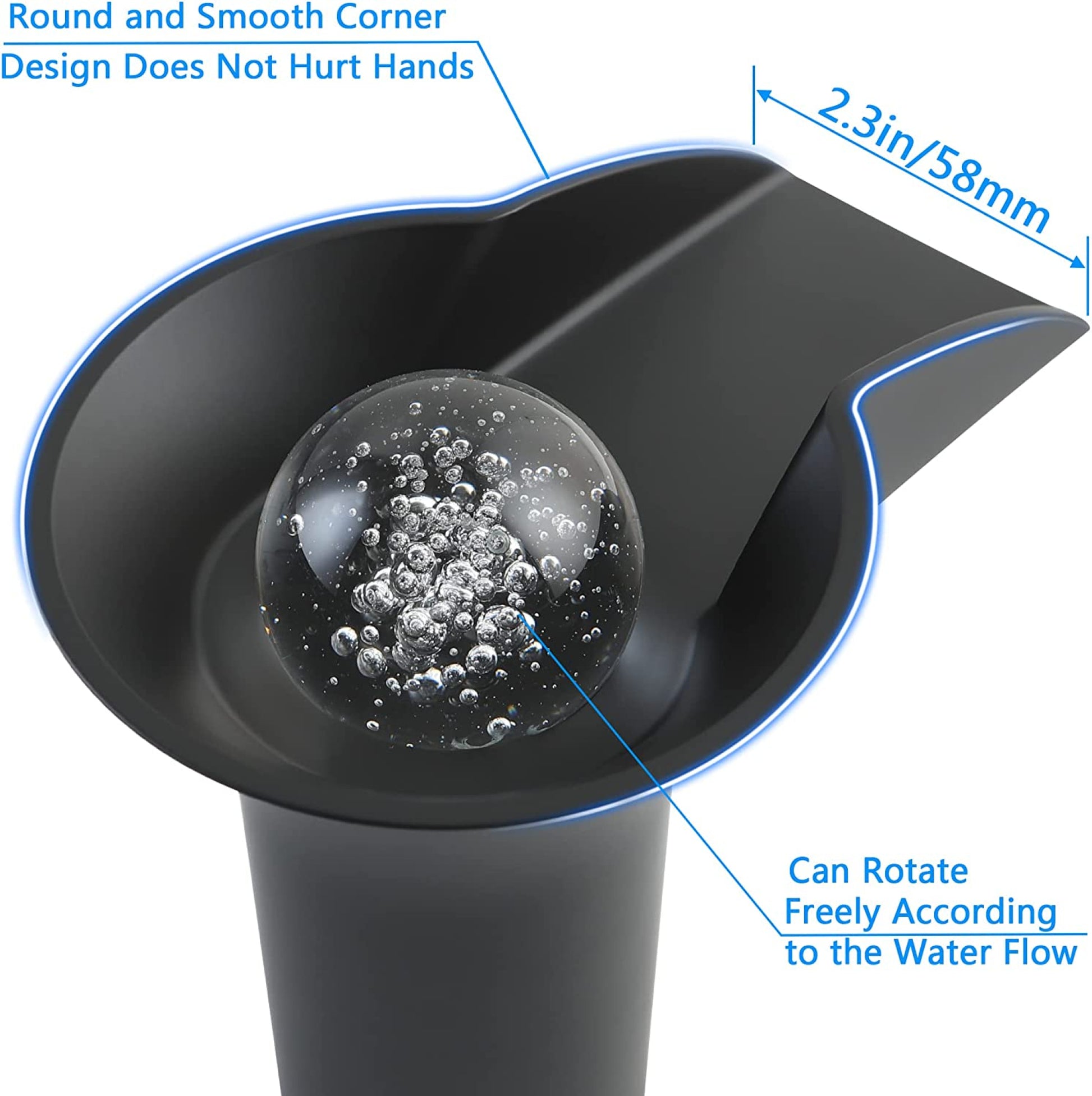 3H8-in.  Black Bathroom Sink Faucet Black Brass