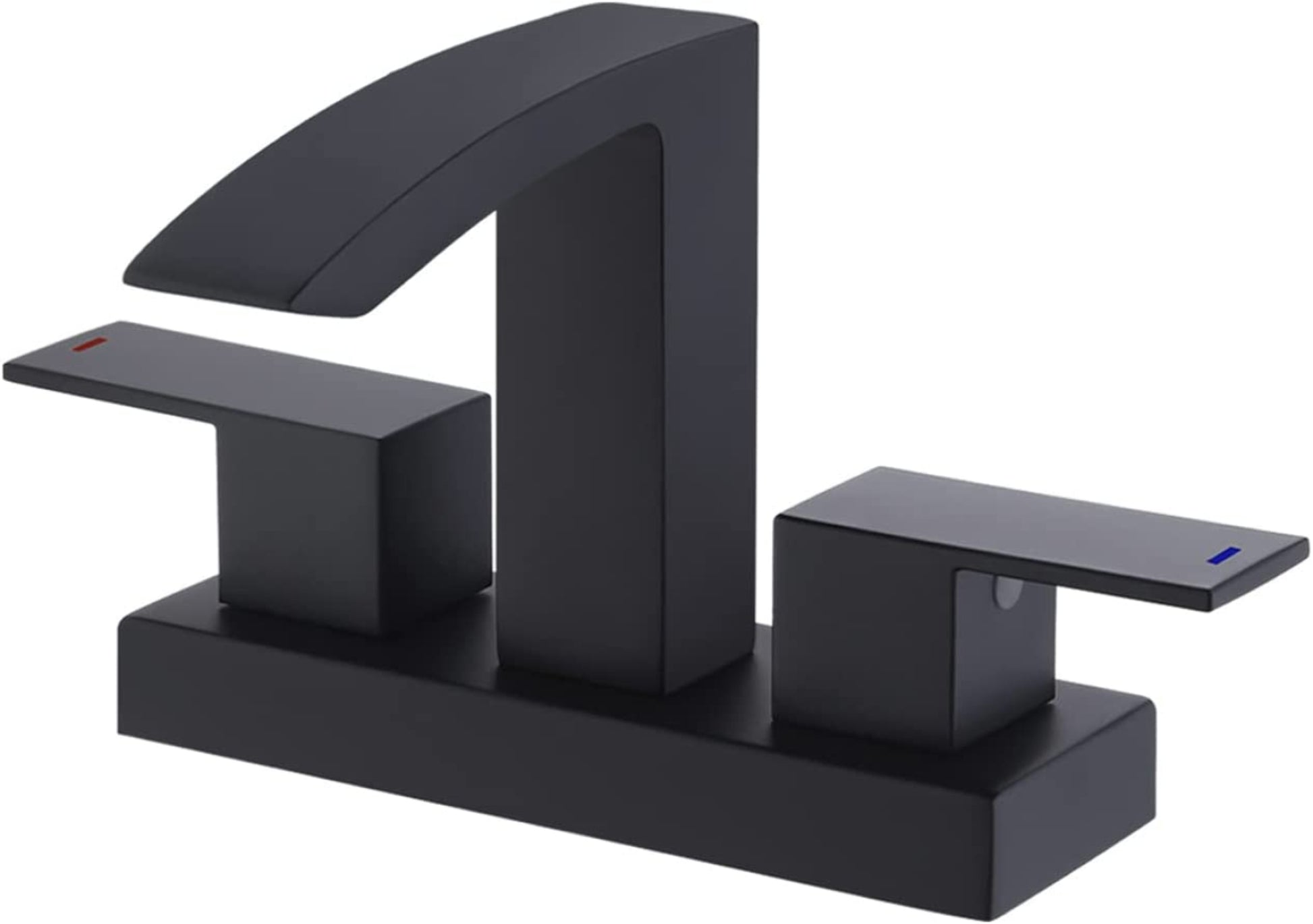 3H4-in. CUPC Black Bathroom Sink Faucet Matte Black Brass