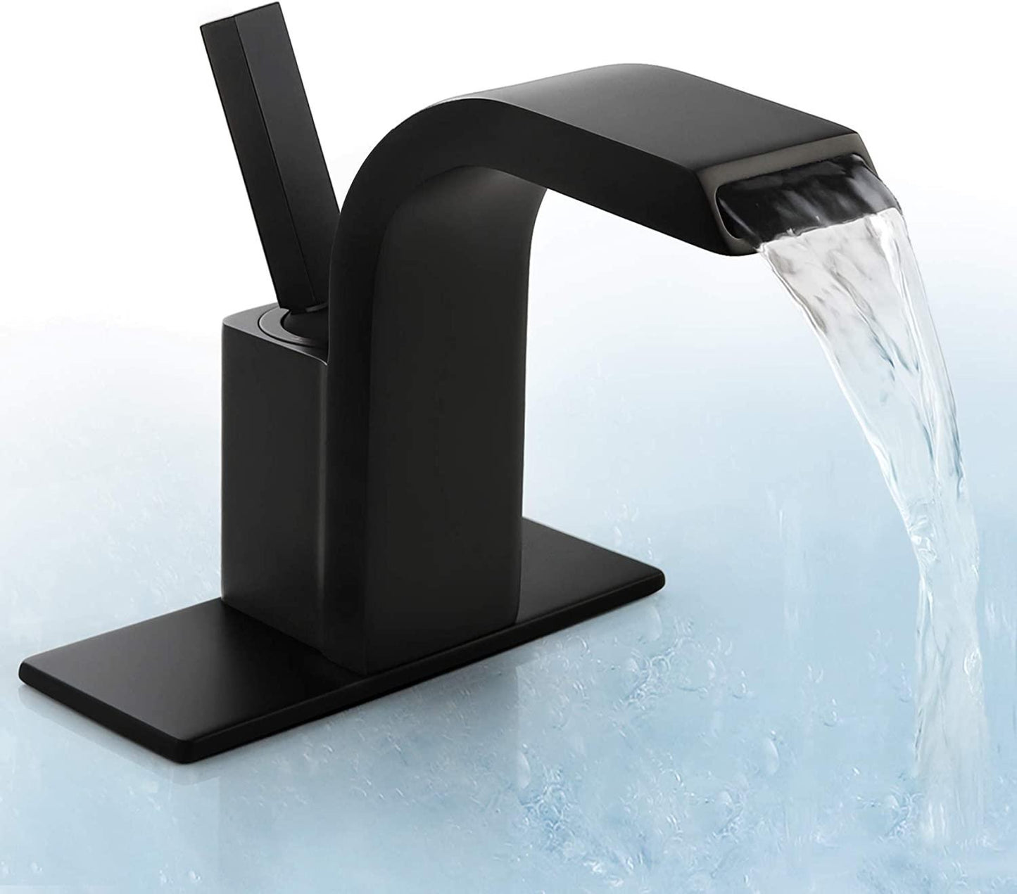 1 Hole CUPC Black Bathroom Sink Faucet Black Copper