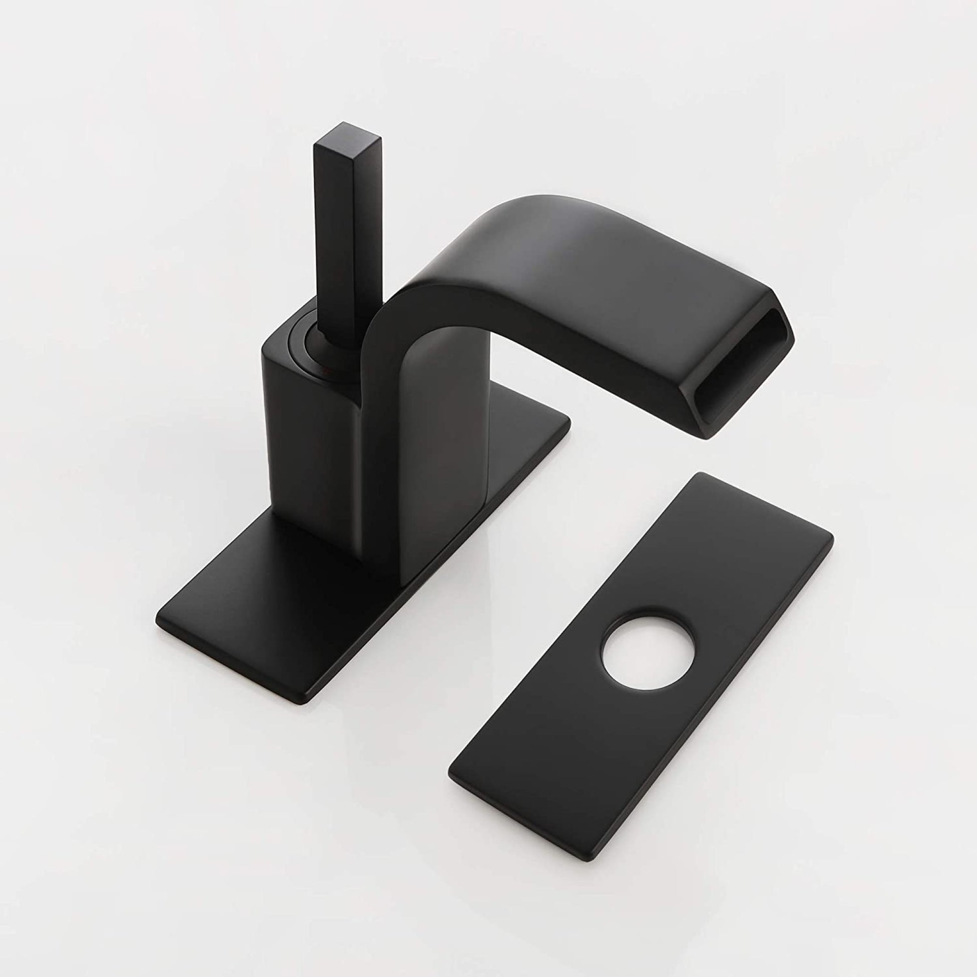 1 Hole CUPC Black Bathroom Sink Faucet Black Copper