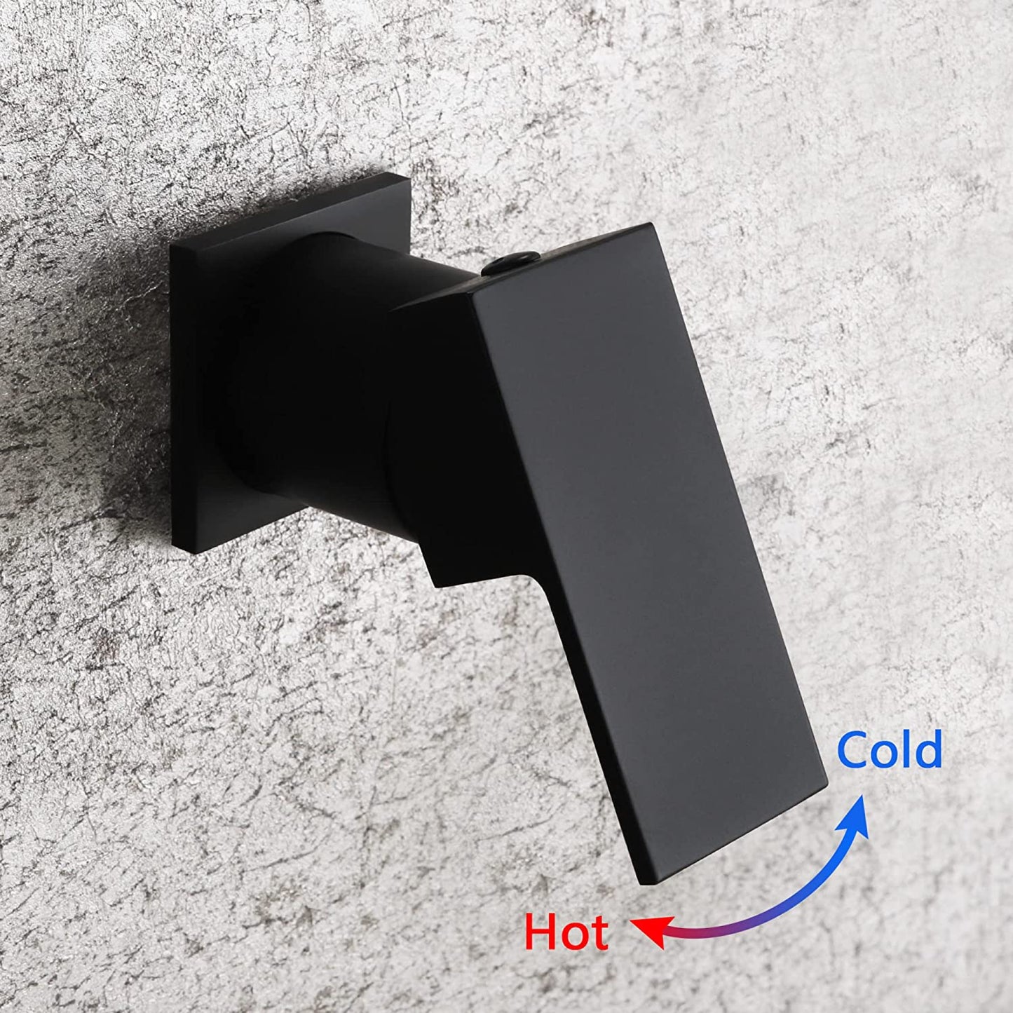 2 Hole  Black Bathroom Sink Faucet Black Brass