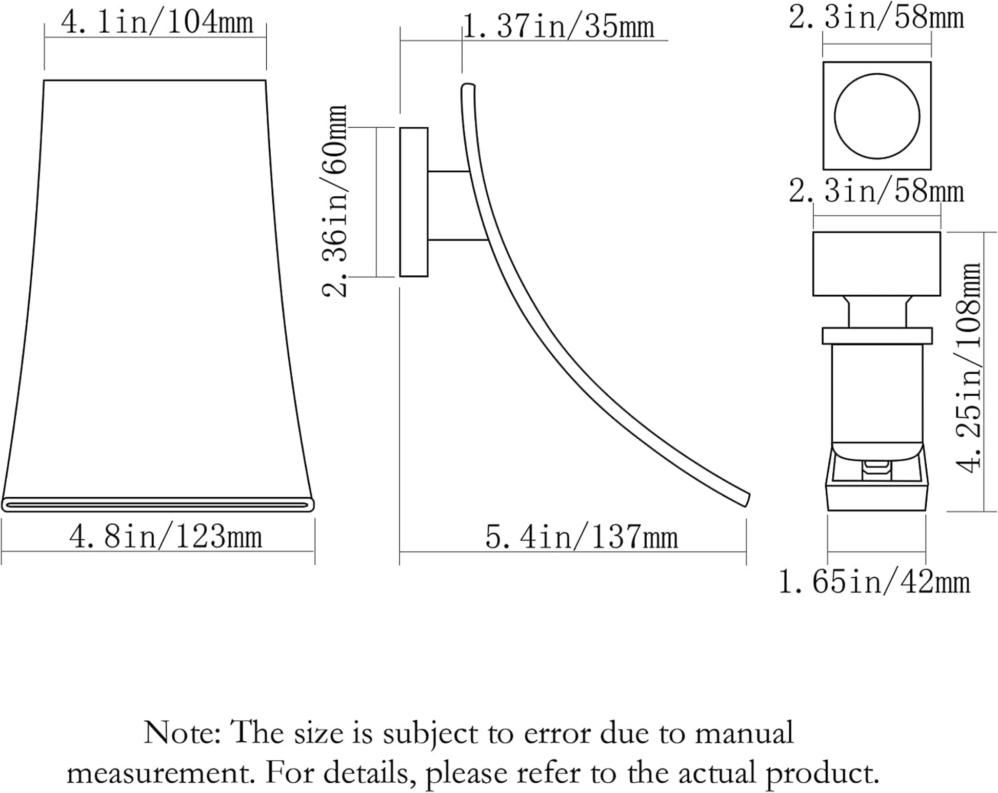 2 Hole  Black Bathroom Sink Faucet Black Brass
