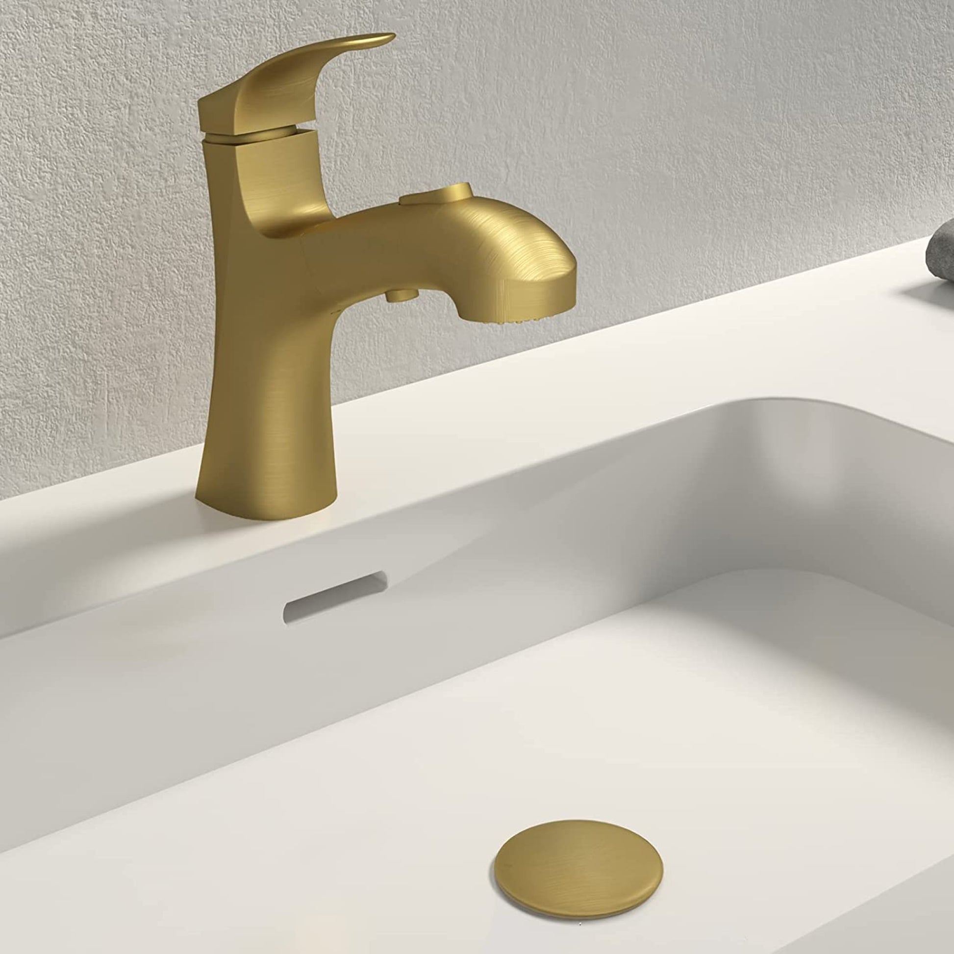 2.59 in. x 2.59 in. Yes Overflow Bathroom Sink Drain Brass Stainless Steel