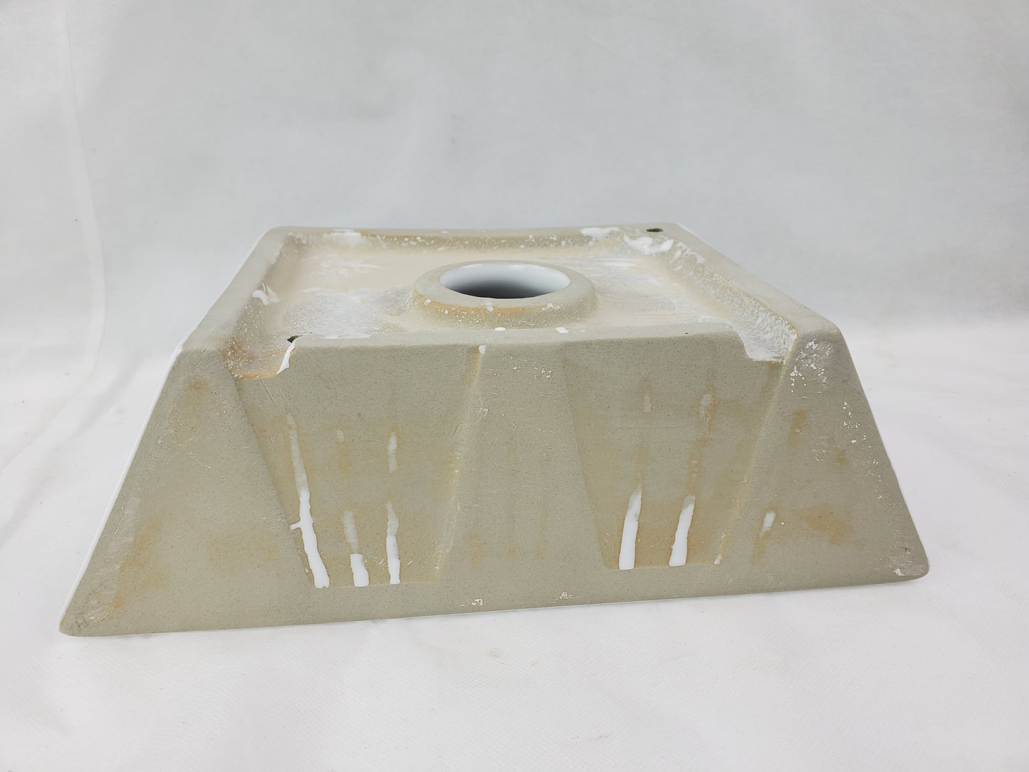 12-in. x 9-in. Rectangle Bathroom Vessel Sink White Enamel Glaze