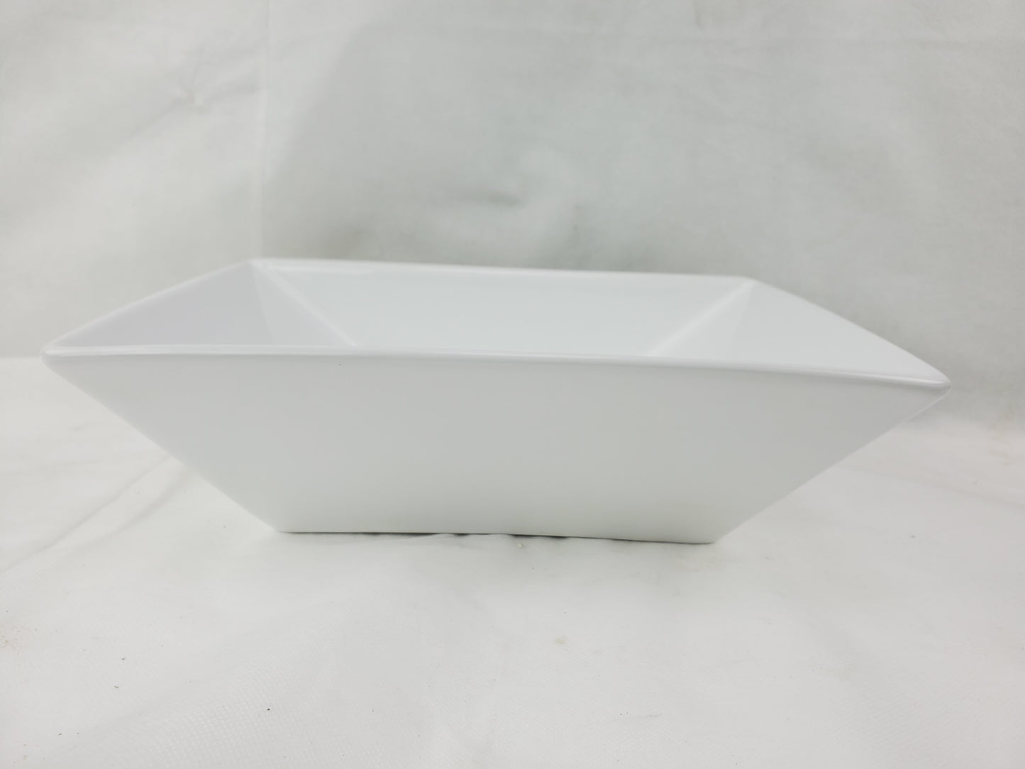 12-in. x 9-in. Rectangle Bathroom Vessel Sink White Enamel Glaze